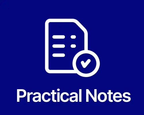 NCERT Solutions for Class 9 practical notes