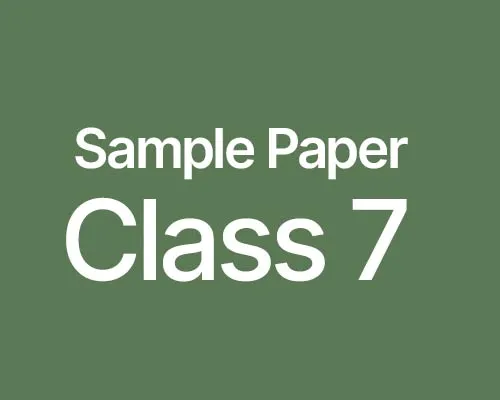 Download CBSE Class 7 Exam Paper 