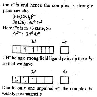 Coordination Compounds