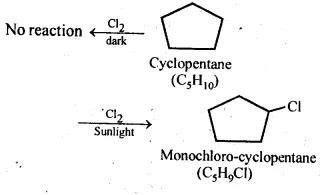 cycloalkane is cyclopentane