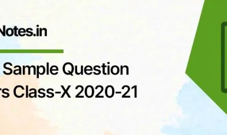 CBSE Sample Question Papers Class-X 2020-21