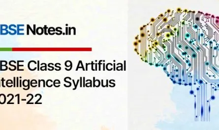 Download CBSE Class 9 Artificial Intelligence Syllabus 2021-22