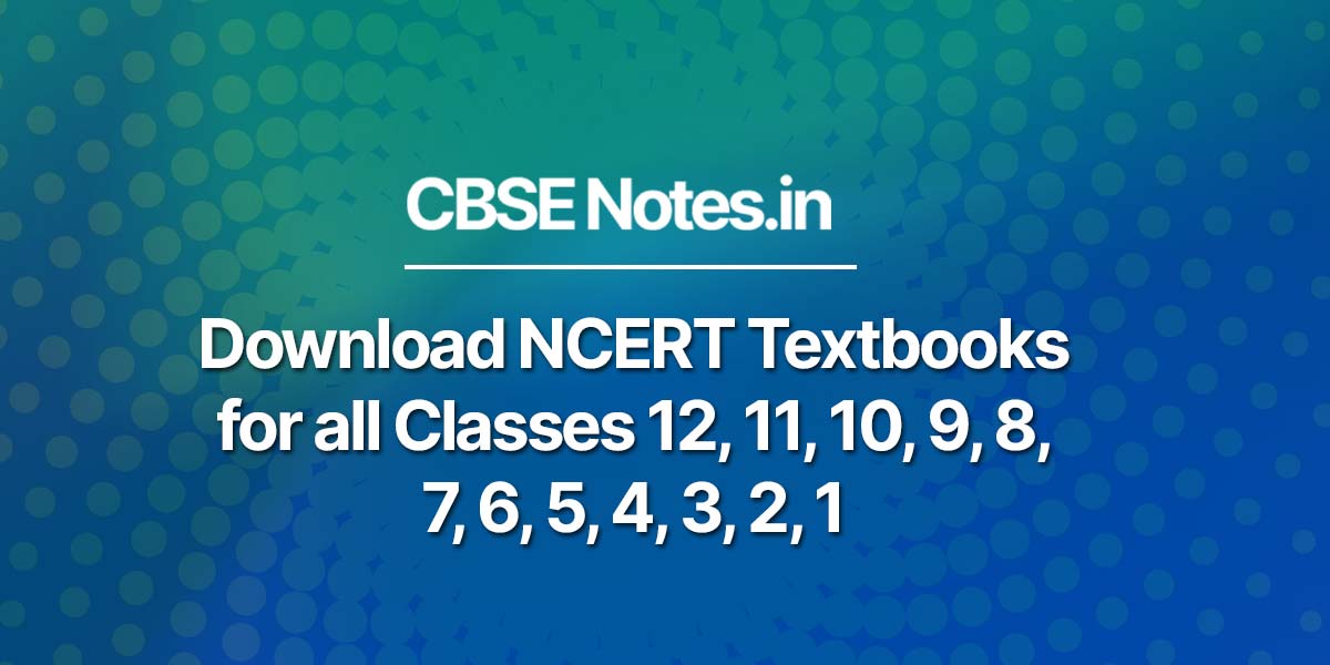 NCERT Textbooks