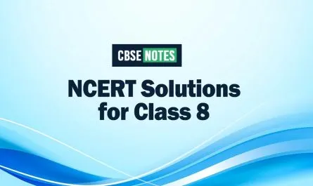 NCERT Solutions For Class 8