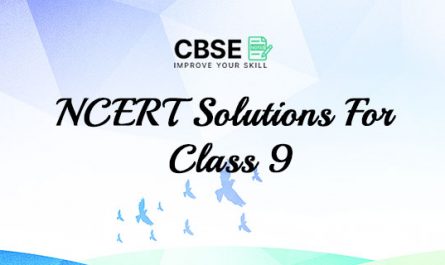 NCERT Solutions for Class 9