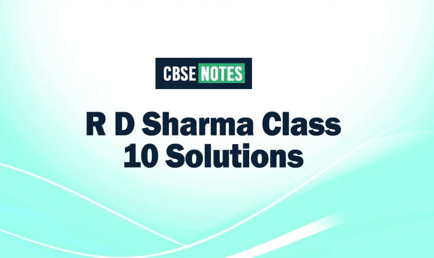 R D Sharma Class 10 Solutions