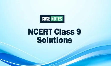 NCERT Class 9 Solutions