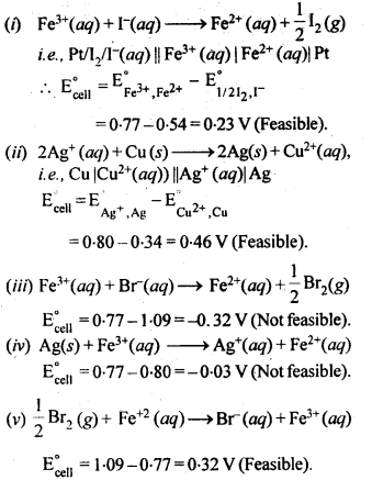 standard electrode potentials