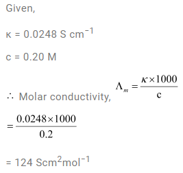 molar conductivity