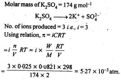 osmotic pressure