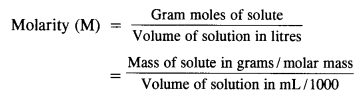 Molarity 