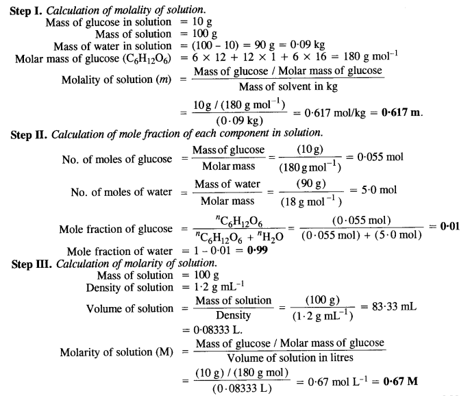 molality and mole fraction