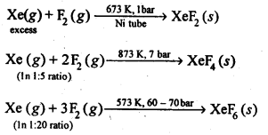 xenon fluorides