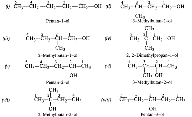 isomeric alcohols