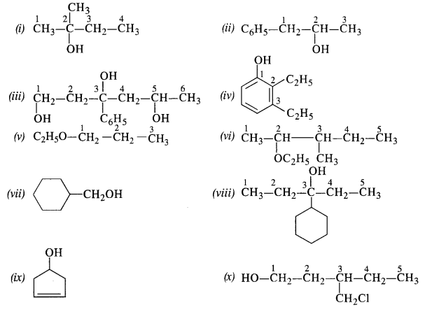 Alcohols, Phenols and Ethers 