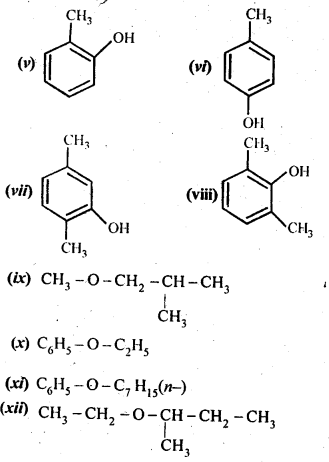 Alcohols, Phenols and Ethers 