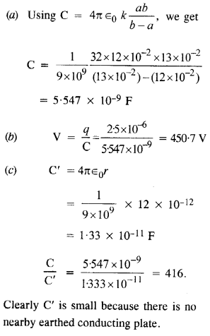 ELECTROSTATIC POTENTIAL AND CAPACITANCE