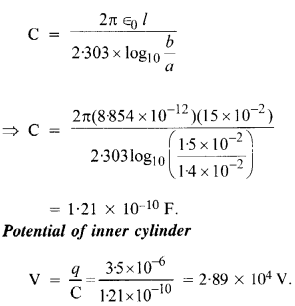  Radius of inner cylinder