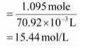 Concentration of nitric acid